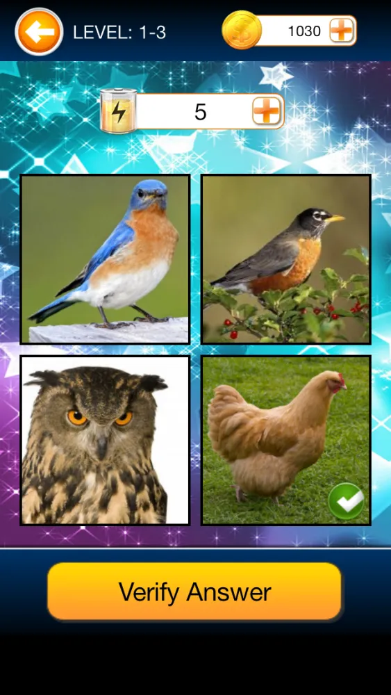 Captures d'écran de Guess the Wrong Pic in 4 Pics