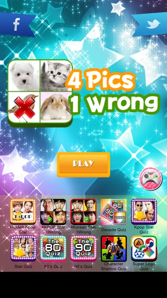 Captures d'écran de Guess the Wrong Pic in 4 Pics