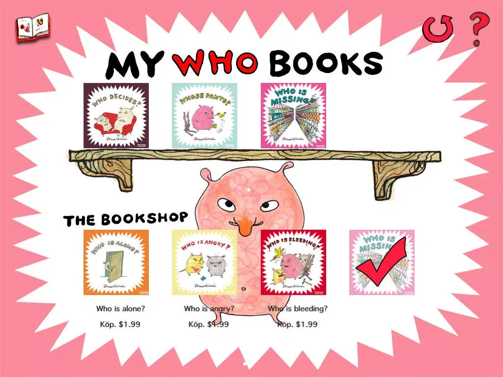 Ảnh chụp màn hình của Who …? – Picture books for the very young. Read, look, listen! iPad 