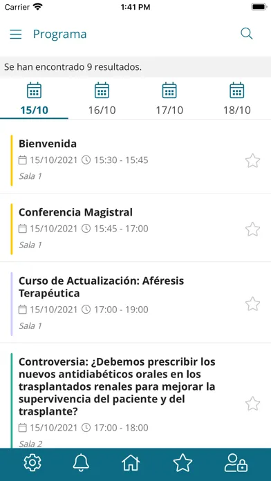Congreso senefro21 سکرین شاٹس