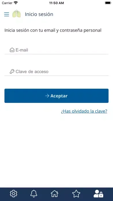 XXX Congreso SV Neumología Ekran Görüntüleri