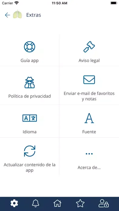 XXX Congreso SV Neumología Ekran Görüntüleri