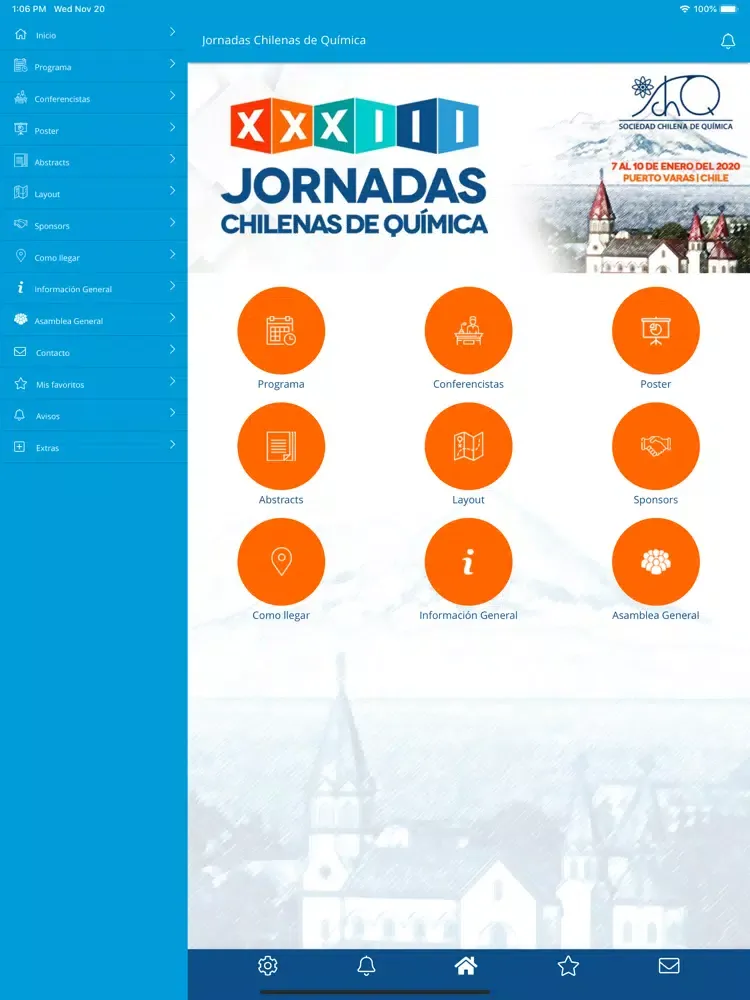 Jornadas Chilenas de Química iPad 應用截圖