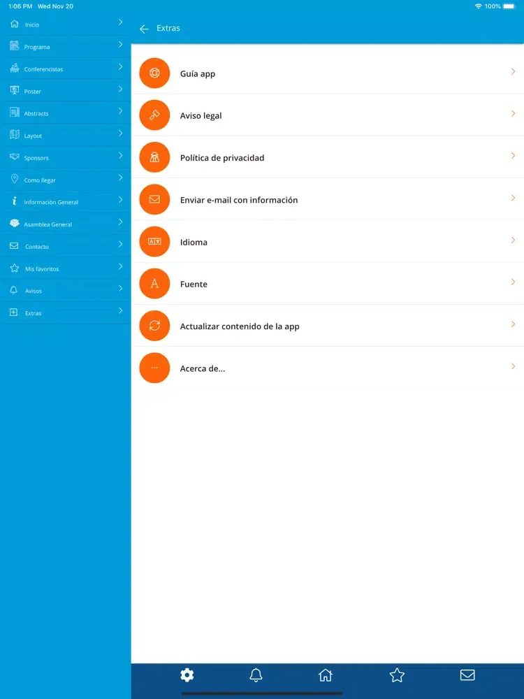 Jornadas Chilenas de Química iPad 應用截圖