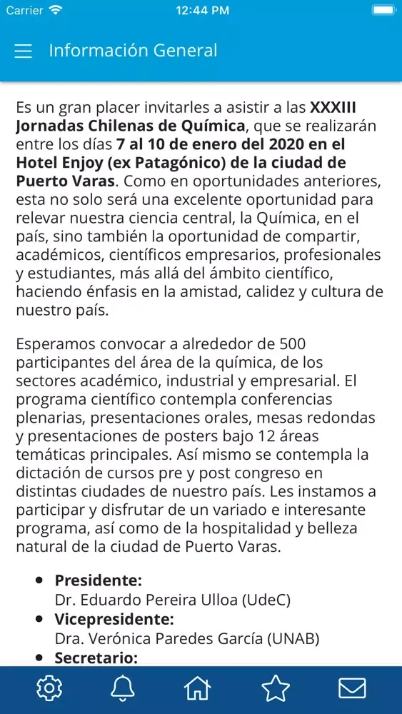 Jornadas Chilenas de Química應用截圖