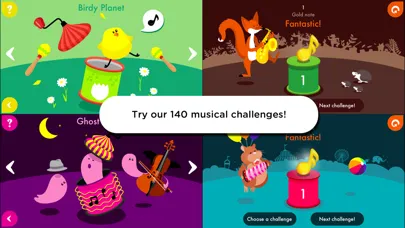 Tangkapan layar Music4Kids