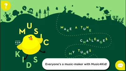 Tangkapan layar Music4Kids