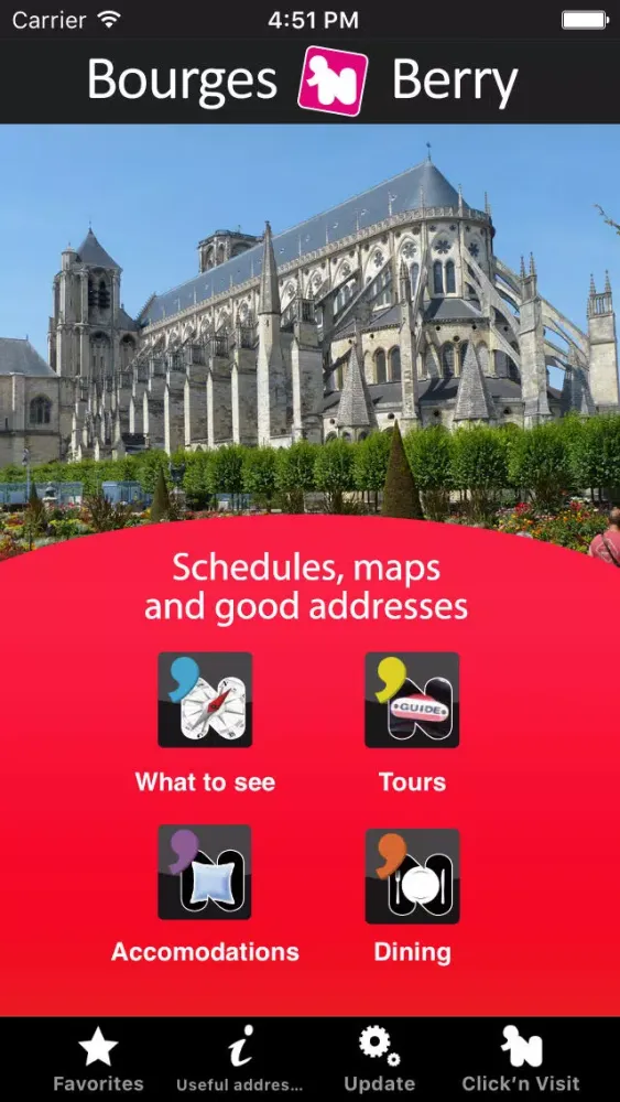 Capturas de tela do Click 'N Visit Bourges in Berry - Visit the Berry's medieval capital