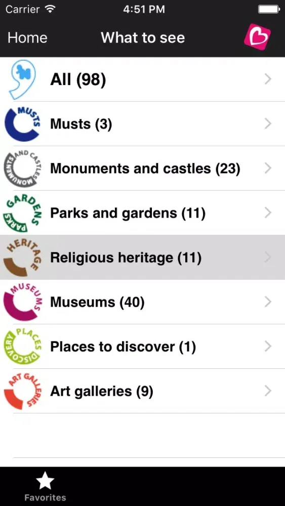 Capturas de tela do Click 'N Visit Bourges in Berry - Visit the Berry's medieval capital