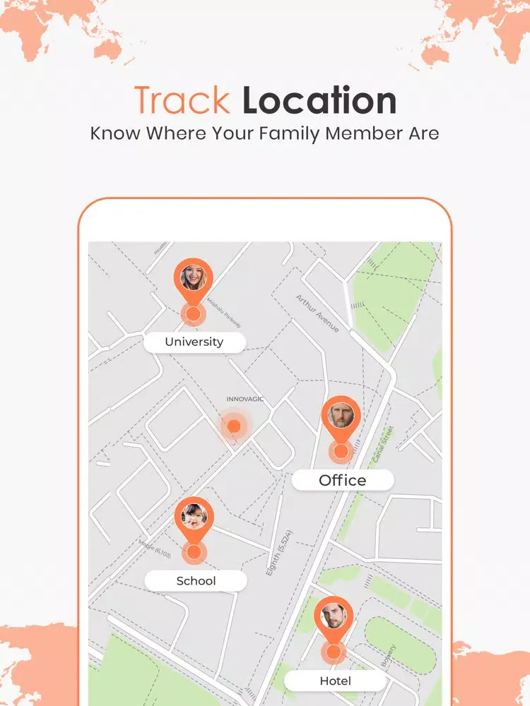 Capturas de pantalla de Family Locator – Family Finder iPad 