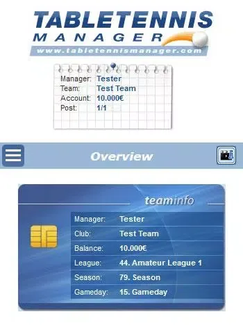 Capturas de pantalla de Table Tennis Manager