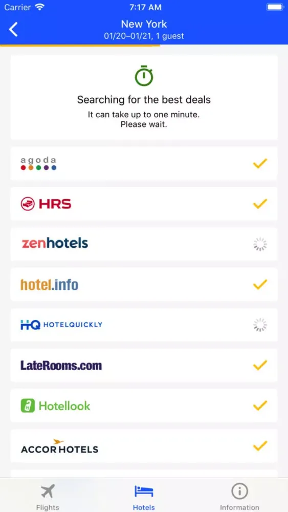 Capturas de tela do First Travel Cheap Flights