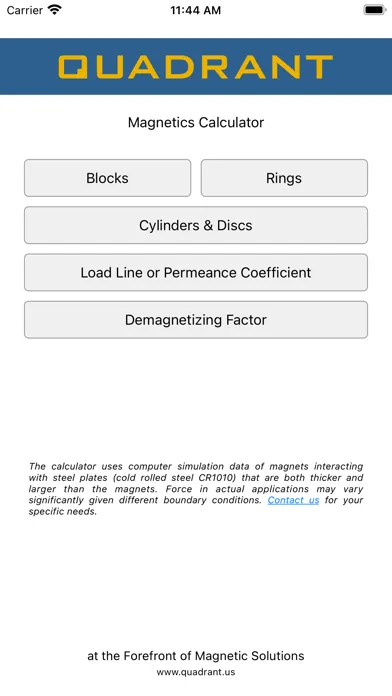 Quadrant Magnetics Calculator应用截图