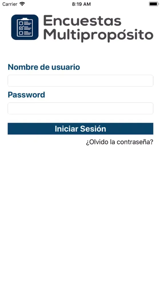 Encuesta Multiproposito Screenshots