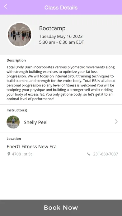 EnerG Fitness スクリーンショット