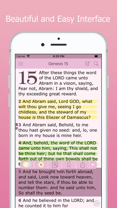 Women's Bible Audio Scripture Screenshots