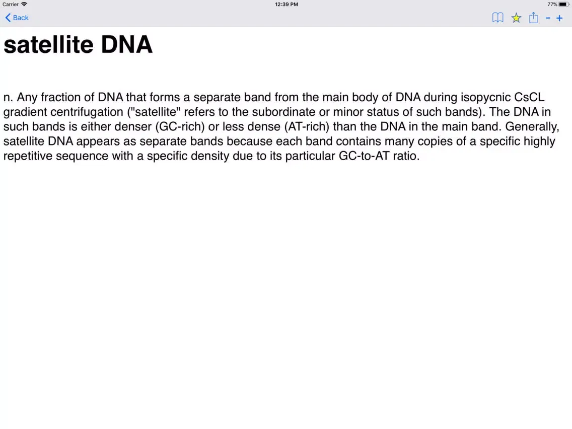 صور Biology Dictionary Offline. iPad 