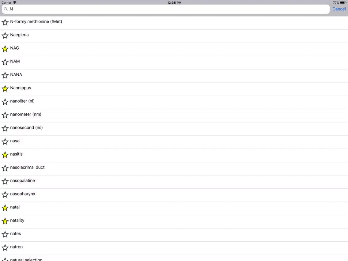 صور Biology Dictionary Offline. iPad 