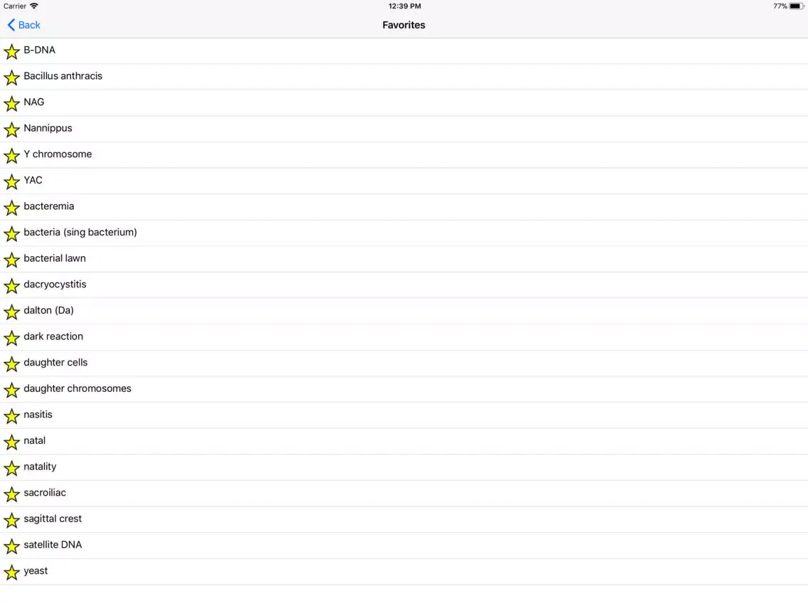 صور Biology Dictionary Offline. iPad 