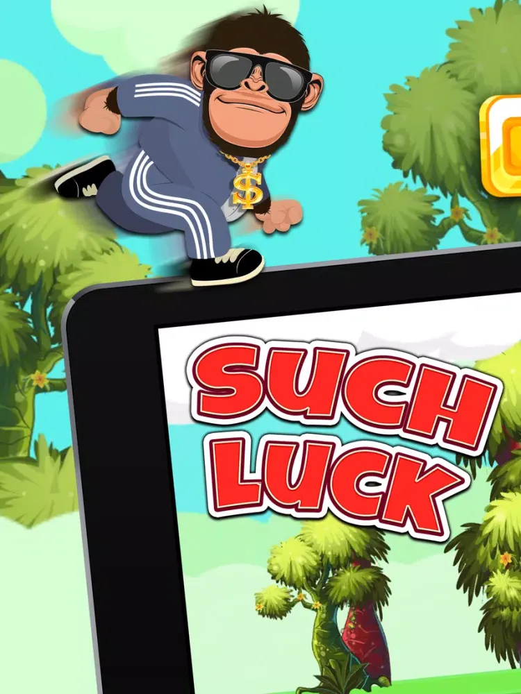 Lucky Monkey - jungle gold iPad  سکرین شاٹس