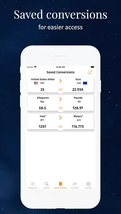 EZPZ Unit Converter Screenshots