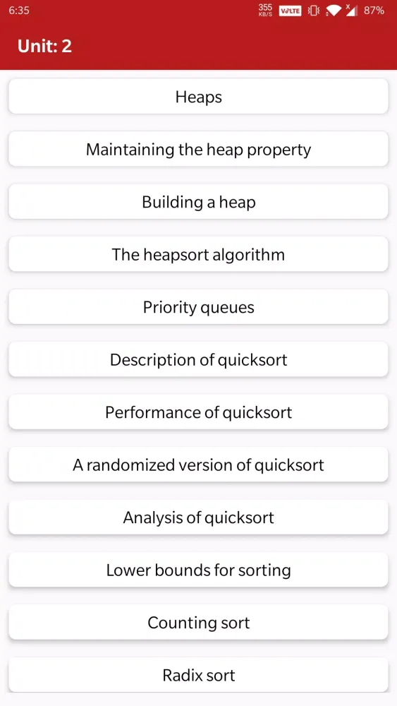 Design & Analysis Of Algorithm Ekran Görüntüleri