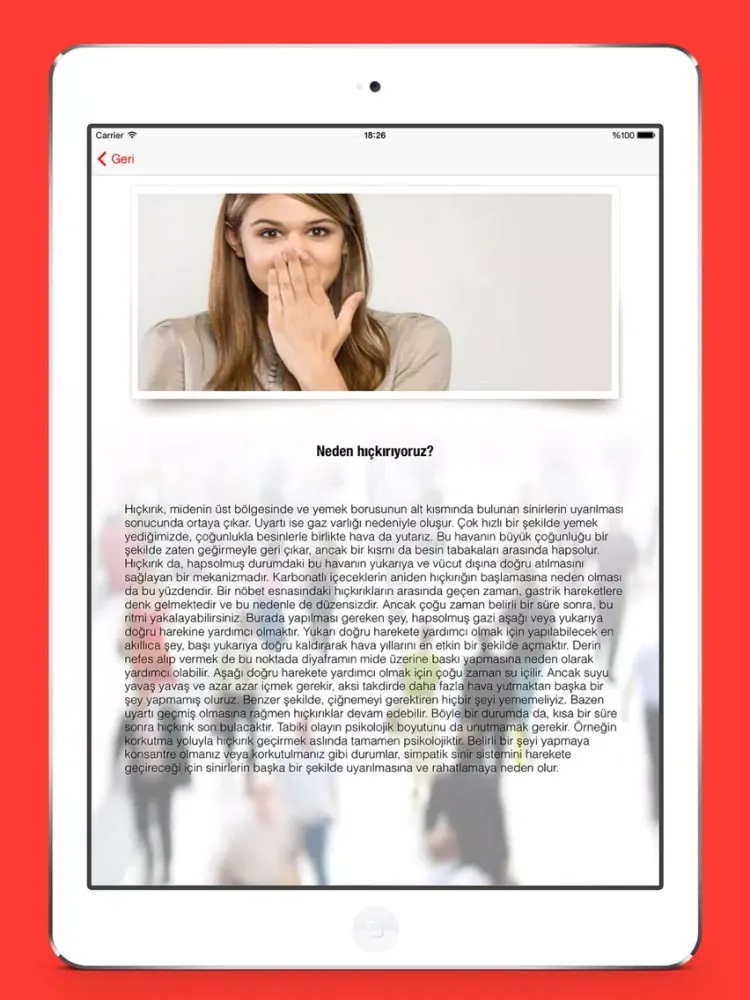 ภาพหน้าจอของ Biliyor musunuz? iPad 