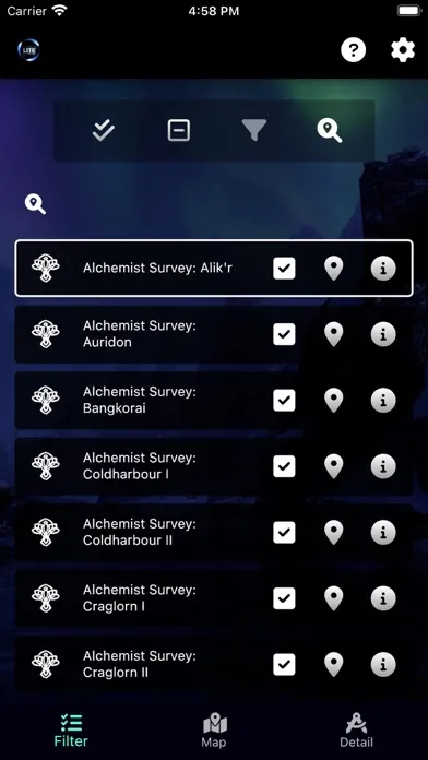 Captures d'écran de ESO Surveyor