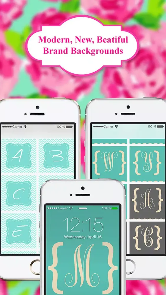 تصاویر Monogram App - Wallpaper & Backgrounds for iPhone
