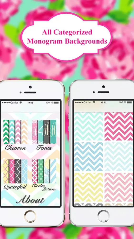 تصاویر Monogram App - Wallpaper & Backgrounds for iPhone