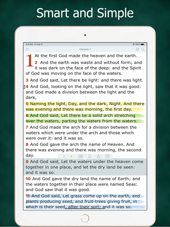 Simple Bible in Basic English iPad 应用截图