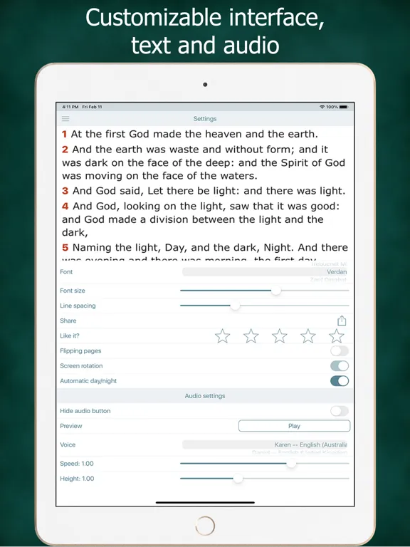 Simple Bible in Basic English iPad 应用截图