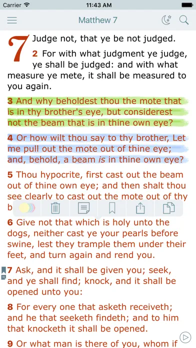 Screenshot di Bible Offline with Red Letter