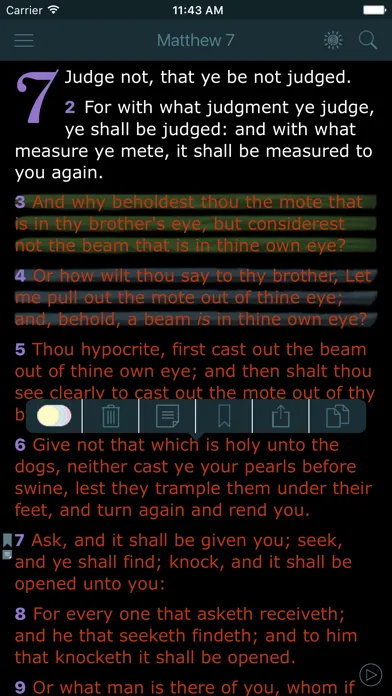 Screenshot di Bible Offline with Red Letter