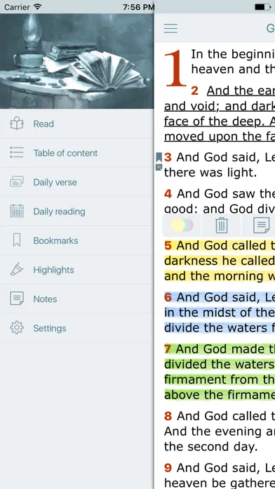 Screenshot di Bible Offline with Red Letter