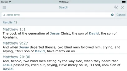 Screenshot di Bible Offline with Red Letter