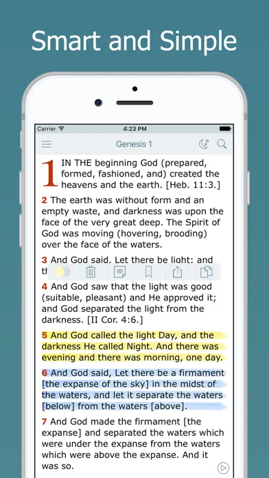 Amplified Bible with Audio سکرین شاٹس