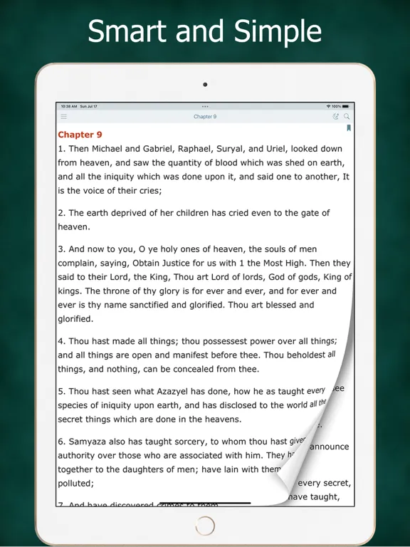 Book of Enoch and Audio Bible iPad  Ekran Görüntüleri