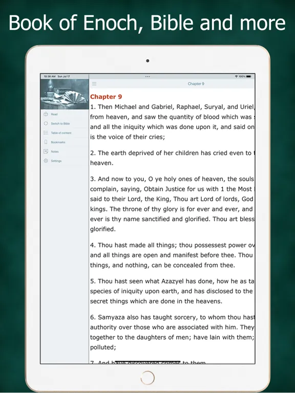 Book of Enoch and Audio Bible iPad  Ekran Görüntüleri
