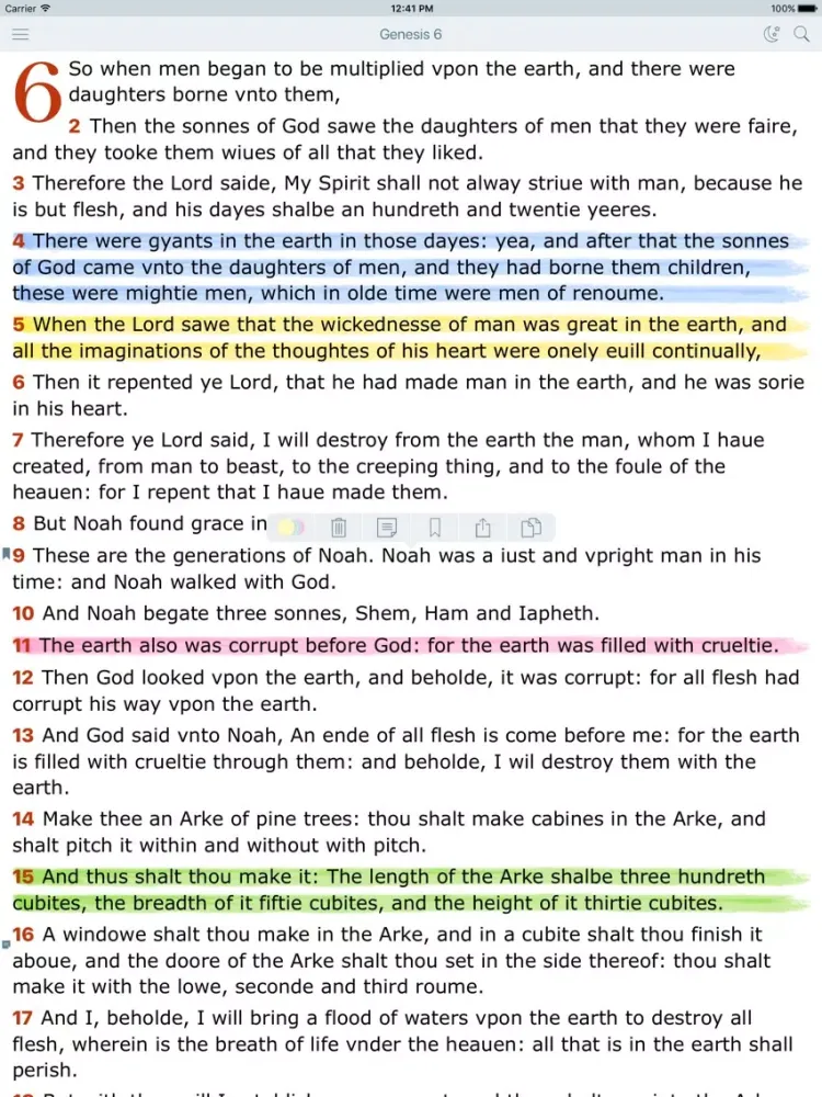 Geneva Holy Bible iPad  Ekran Görüntüleri