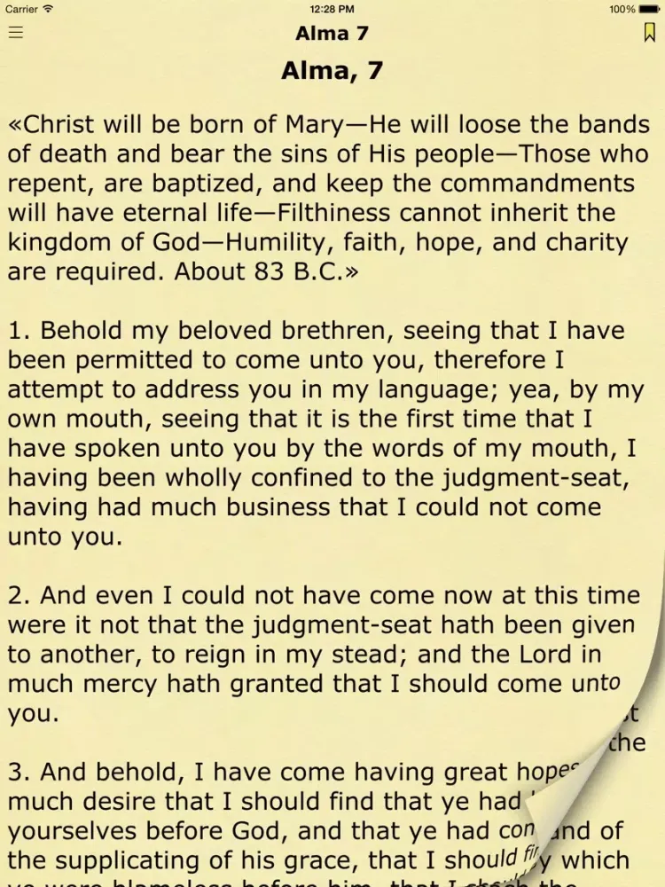 Capturas de tela do The Book of Mormon. Another Testament of Jesus Christ iPad 