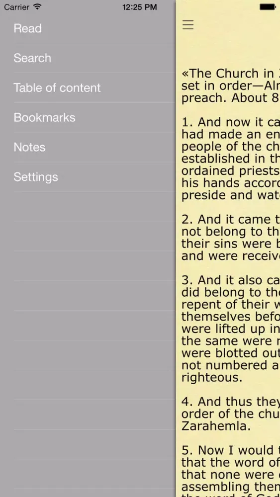 Capturas de tela do The Book of Mormon. Another Testament of Jesus Christ