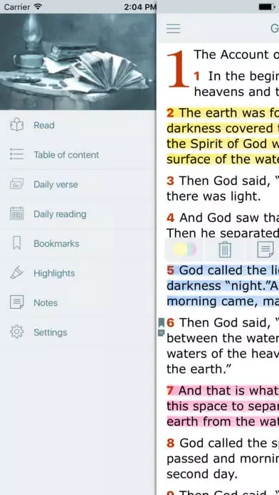 NLT Bible. Holy Audio Version应用截图