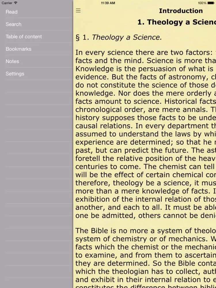 Ảnh chụp màn hình của Systematic Theology (Christian Theology) iPad 