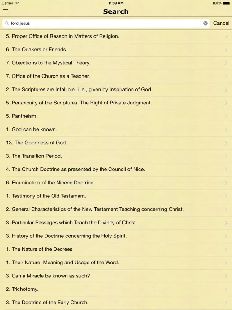 Ảnh chụp màn hình của Systematic Theology (Christian Theology) iPad 