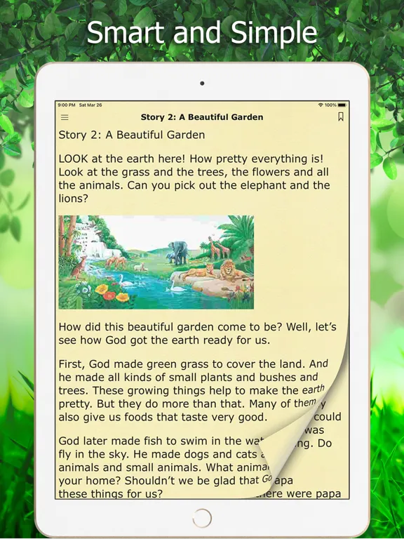 Ảnh chụp màn hình của Bible Stories in English New iPad 