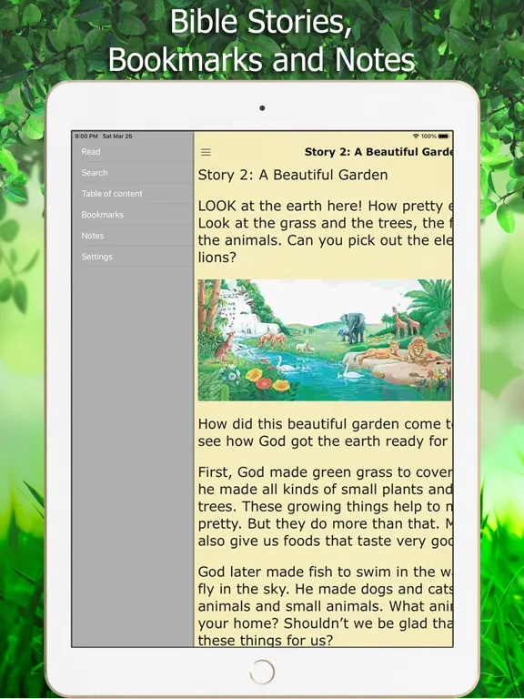 Ảnh chụp màn hình của Bible Stories in English New iPad 