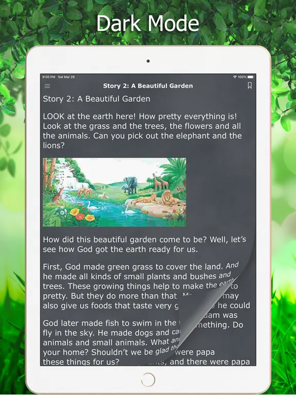 Ảnh chụp màn hình của Bible Stories in English New iPad 
