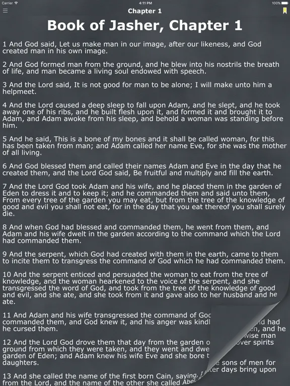 The Book of Jasher (Book of the Upright) iPad  स्क्रीनशॉट