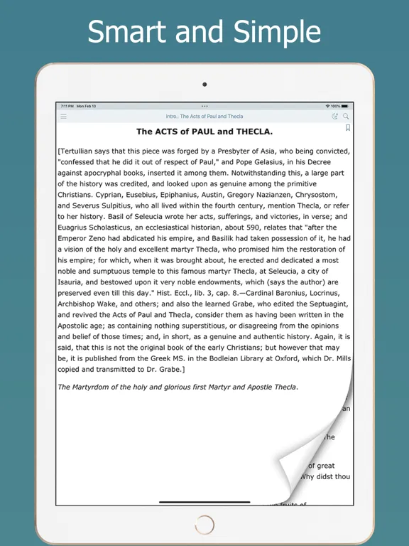 Lost Bible Books and Apocrypha iPad  Screenshots